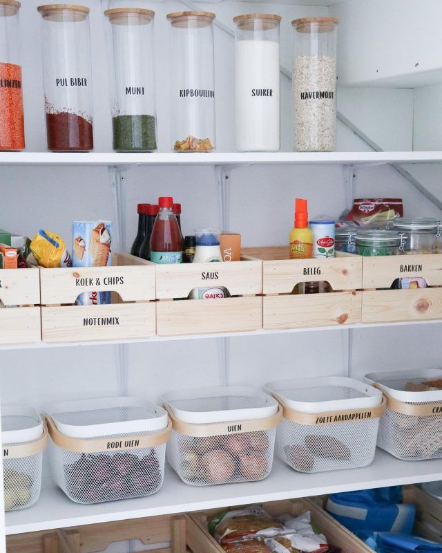 voorraadkast organiseren