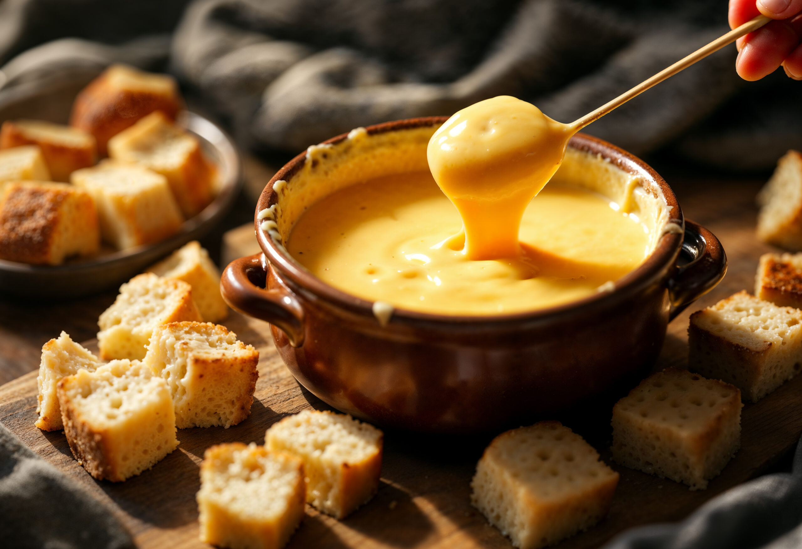 kaasfonduepan schoonmaken