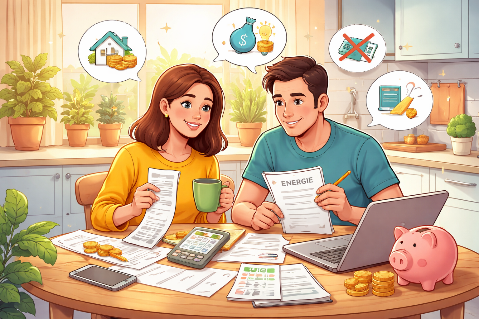 vaste lasten besparen